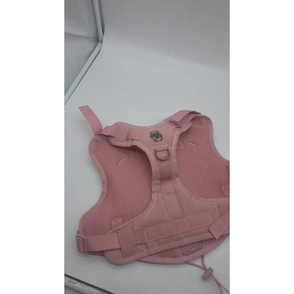 OneTigris Tactical Dog Harness Vest Pink Medium No-Pull Service Dog Training